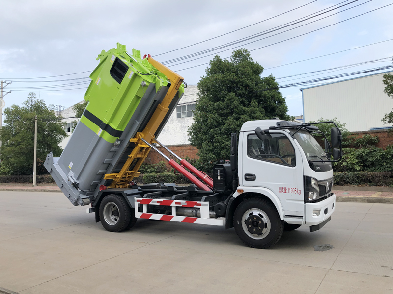 中潔牌XZL5120ZXX6型車(chē)廂可卸式垃圾車(chē)